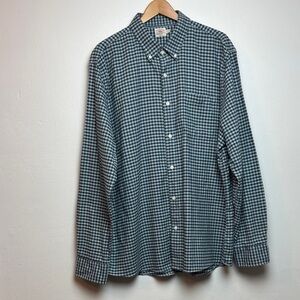 Faherty Brand Men’s Blue Gingham Button Down Stretch Shirt XXL MWS2301